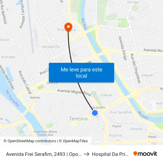Avenida Frei Serafim, 2493 | Oposto Ao Hgv to Hospital Da Primavera map