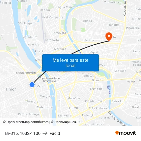 Br-316, 1032-1100 to Facid map