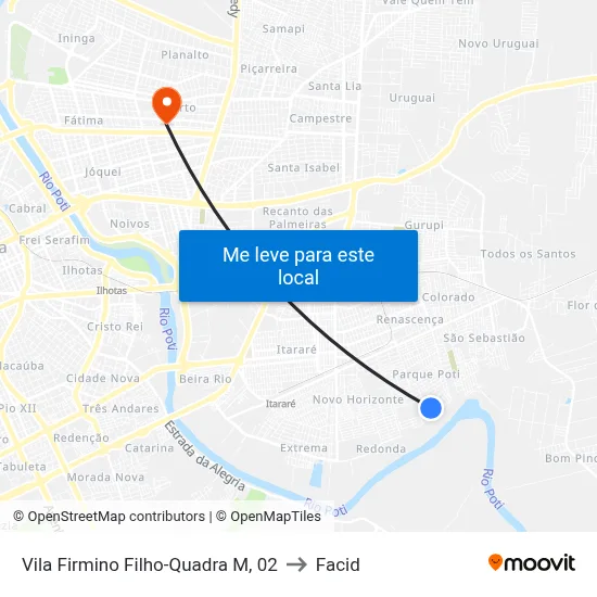 Vila Firmino Filho-Quadra M, 02 to Facid map