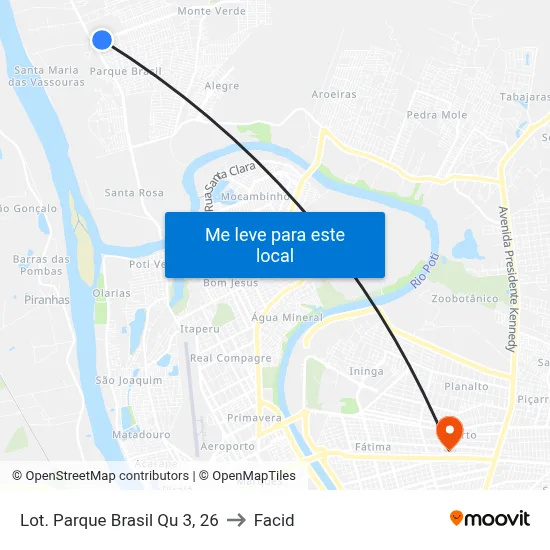 Lot. Parque Brasil Qu 3, 26 to Facid map