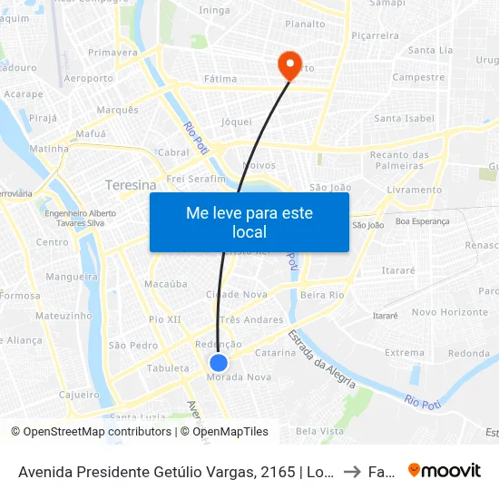 Avenida Presidente Getúlio Vargas, 2165 | Lord Hotel to Facid map