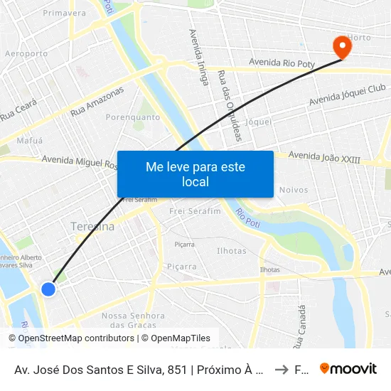 Av. José Dos Santos E Silva, 851 | Próximo À Caixa Econômica Federal to Facid map