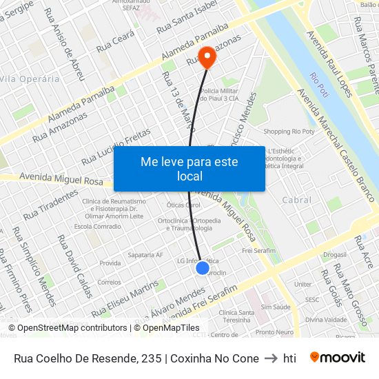 Rua Coelho De Resende, 235 | Coxinha No Cone to hti map