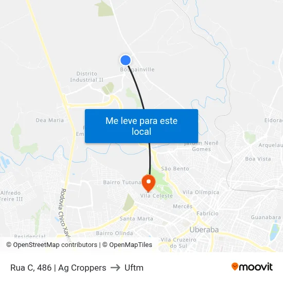 Rua C, 486 |  Ag Croppers to Uftm map