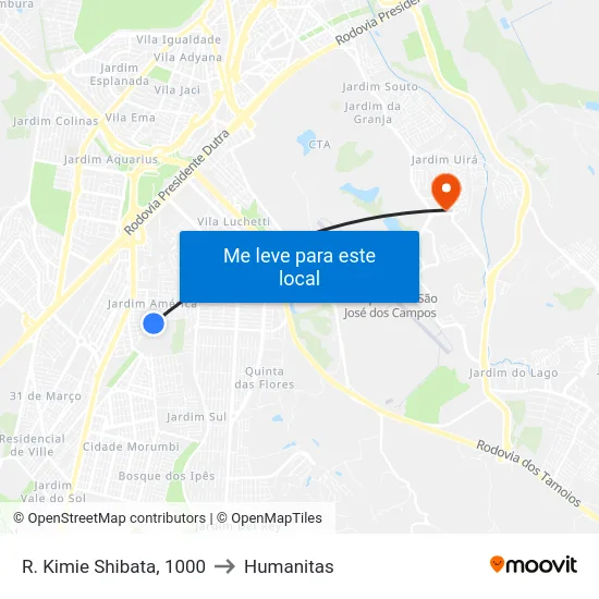 R. Kimie Shibata, 1000 to Humanitas map