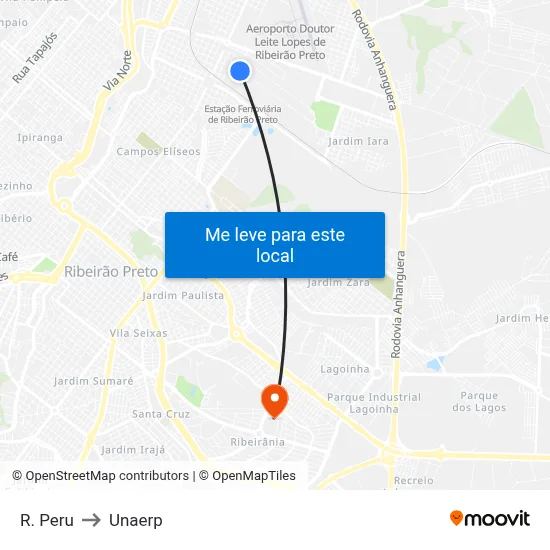 R. Peru to Unaerp map