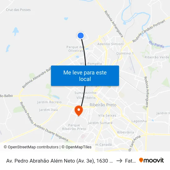 Av. Pedro Abrahão Além Neto (Av. 3e), 1630 Oposto to Fatec map