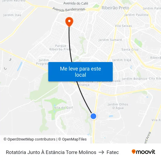 Rotatória Junto À Estância Torre Molinos to Fatec map