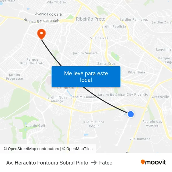 Av.  Heráclito Fontoura Sobral Pinto to Fatec map