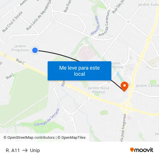 R. A11 to Unip map