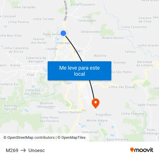 M269 to Unoesc map