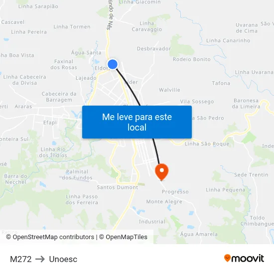 M272 to Unoesc map