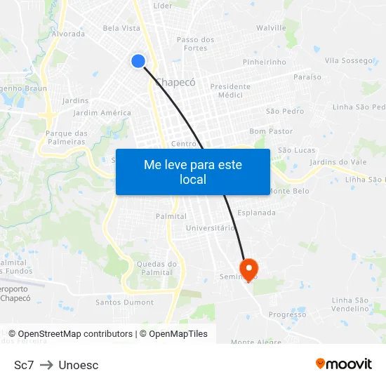 Sc7 to Unoesc map