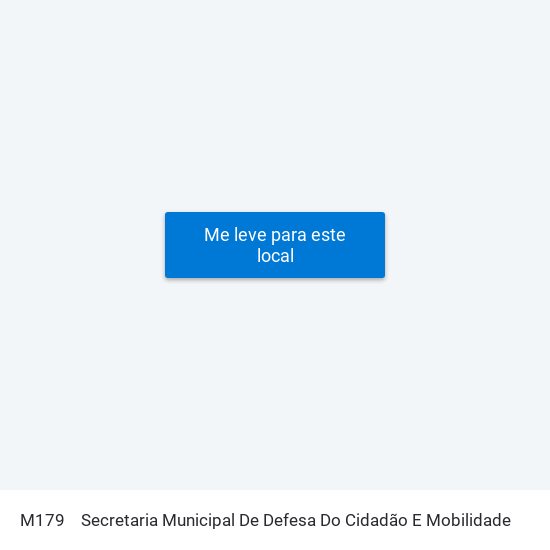 M179 to Secretaria Municipal De Defesa Do Cidadão E Mobilidade map