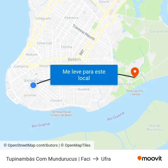 Tupinambás Com Mundurucus | Faci to Ufra map