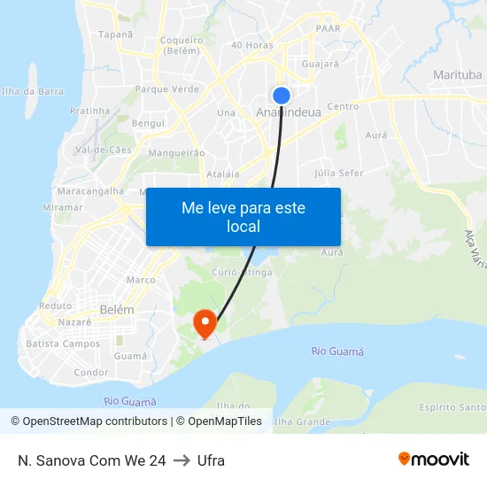 N. Sanova Com We 24 to Ufra map