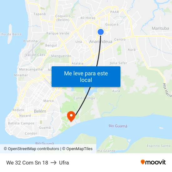 We 32 Com Sn 18 to Ufra map