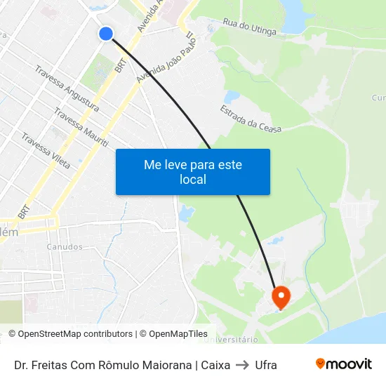 Dr. Freitas Com Rômulo Maiorana | Caixa to Ufra map