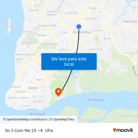 Sn 3 Com We 25 to Ufra map