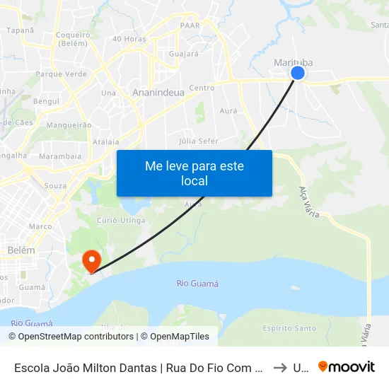Escola João Milton Dantas | Rua Do Fio Com Cerâmica to Ufra map
