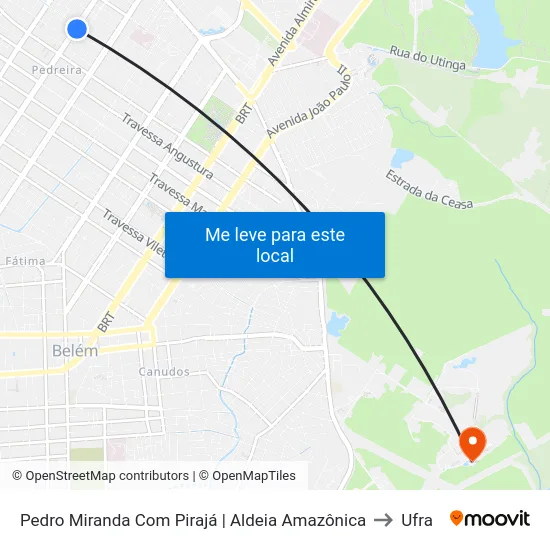 Pedro Miranda Com Pirajá | Aldeia Amazônica to Ufra map