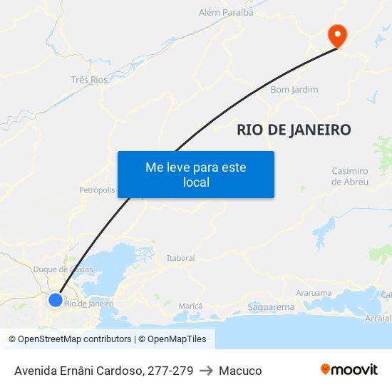 Avenida Ernâni Cardoso, 277-279 to Macuco map