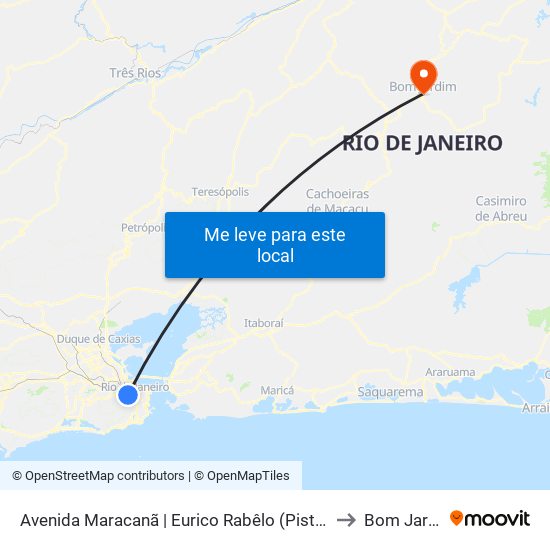 Avenida Maracanã | Eurico Rabêlo (Pista Central) to Bom Jardim map