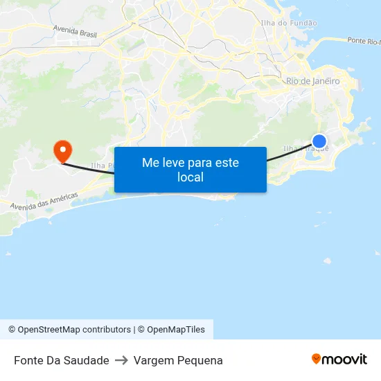 Fonte Da Saudade to Vargem Pequena map