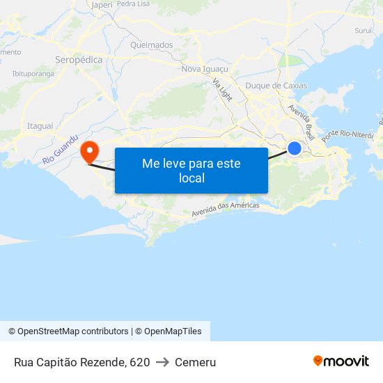 Rua Capitão Rezende, 620 to Cemeru map