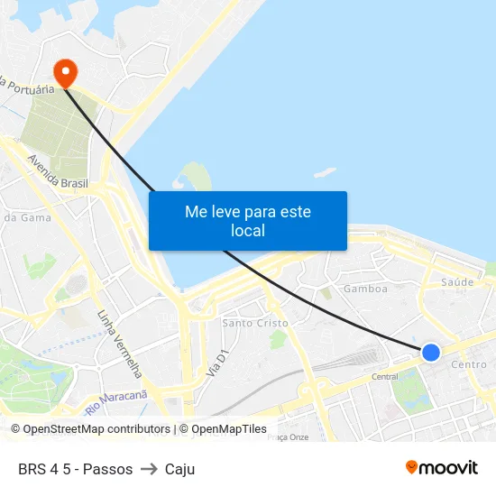 BRS 4 5 - Passos to Caju map