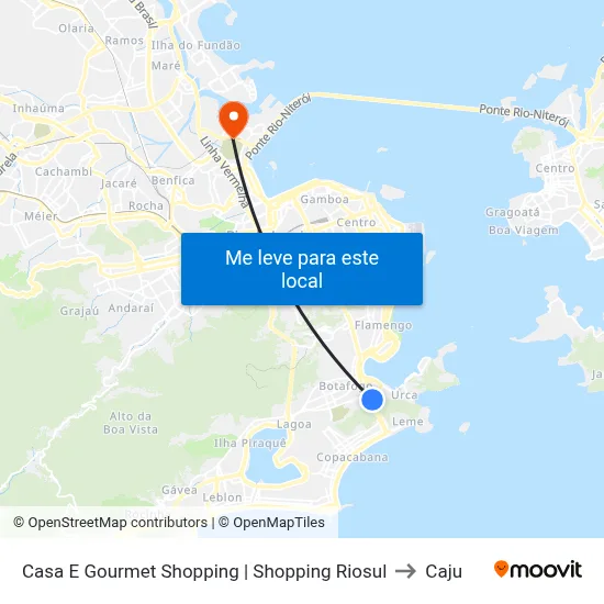 Casa E Gourmet Shopping | Shopping Riosul to Caju map