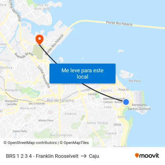 BRS 1 2 3 4 - Franklin Rooselvelt to Caju map