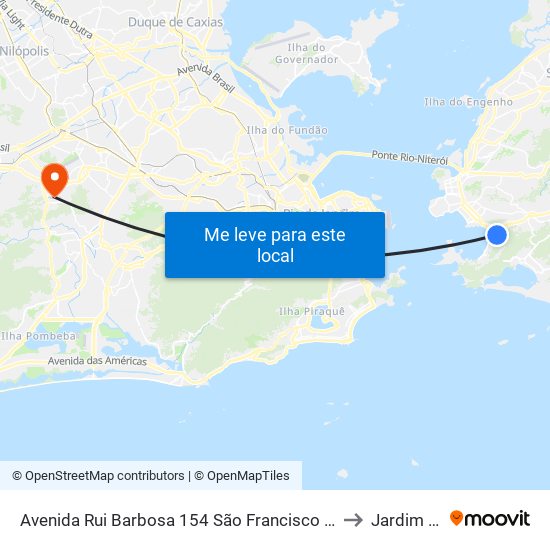 Avenida Rui Barbosa 154 São Francisco Niterói - Rj 24310-005 Brasil to Jardim Sulacap map