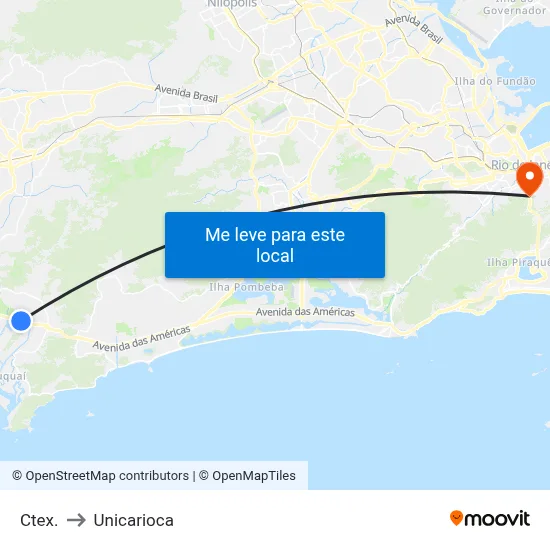 Ctex. to Unicarioca map