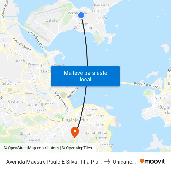 Avenida Maestro Paulo E Silva | Ilha Plaza to Unicarioca map