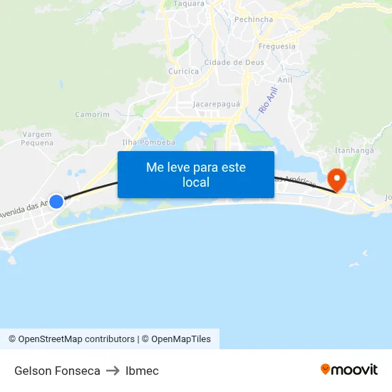 Gelson Fonseca to Ibmec map