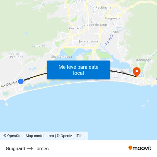 Guignard to Ibmec map