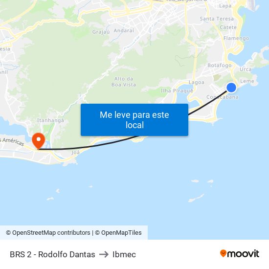 BRS 2 - Rodolfo Dantas to Ibmec map