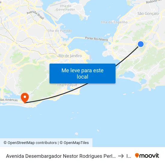 Avenida Desembargador Nestor Rodrigues Perlingeiro 982 Santa Bárbara Niterói - Rio De Janeiro 21141 Brasil to Ibmec map