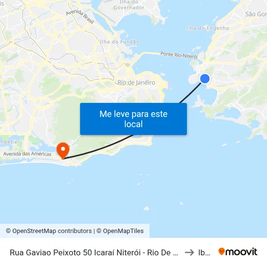 Rua Gaviao Peixoto 50 Icaraí Niterói - Rio De Janeiro 24220 Brasil to Ibmec map