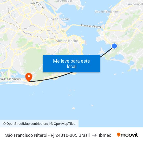 São Francisco Niterói - Rj 24310-005 Brasil to Ibmec map