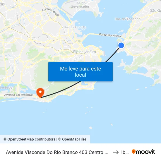 Avenida Visconde Do Rio Branco 403 Centro Niterói - Rio De Janeiro 24020 Brasil to Ibmec map