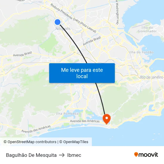 Bagulhão De Mesquita to Ibmec map