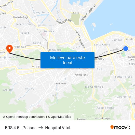 BRS 4 5 - Passos to Hospital Vital map