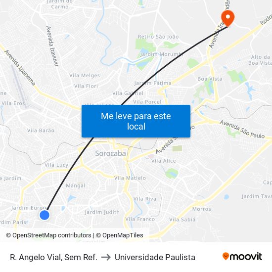 R. Angelo Vial, Sem Ref. to Universidade Paulista map