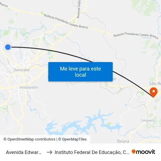 Avenida Edward Fru Fru Marciano Da Silva 1129 para Instituto Federal De ...