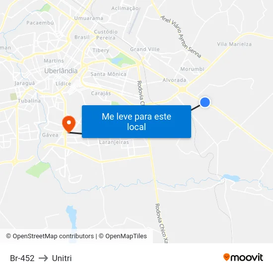 Br-452 to Unitri map