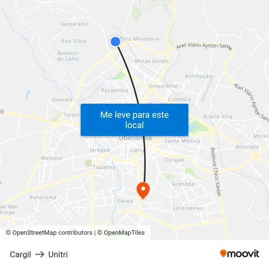 Cargil to Unitri map