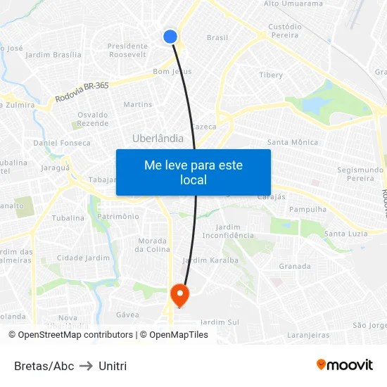 Bretas/Abc to Unitri map