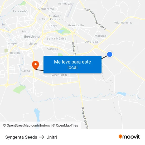 Syngenta Seeds to Unitri map